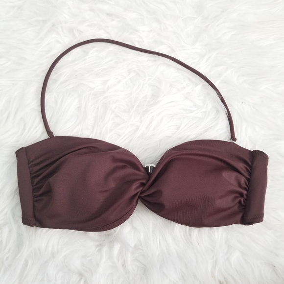 Victoria's Secret Brown Swim Bikini Bra top Small - Picture 1 of 5